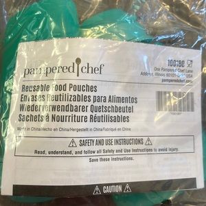 New in package Reusable Food Pouches